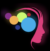 A colorful silhouette of a woman 's head with circles in the background.